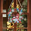 Acryl Weihnachten Schneemann Kranz - 5d DIY Handwerk Anhänger