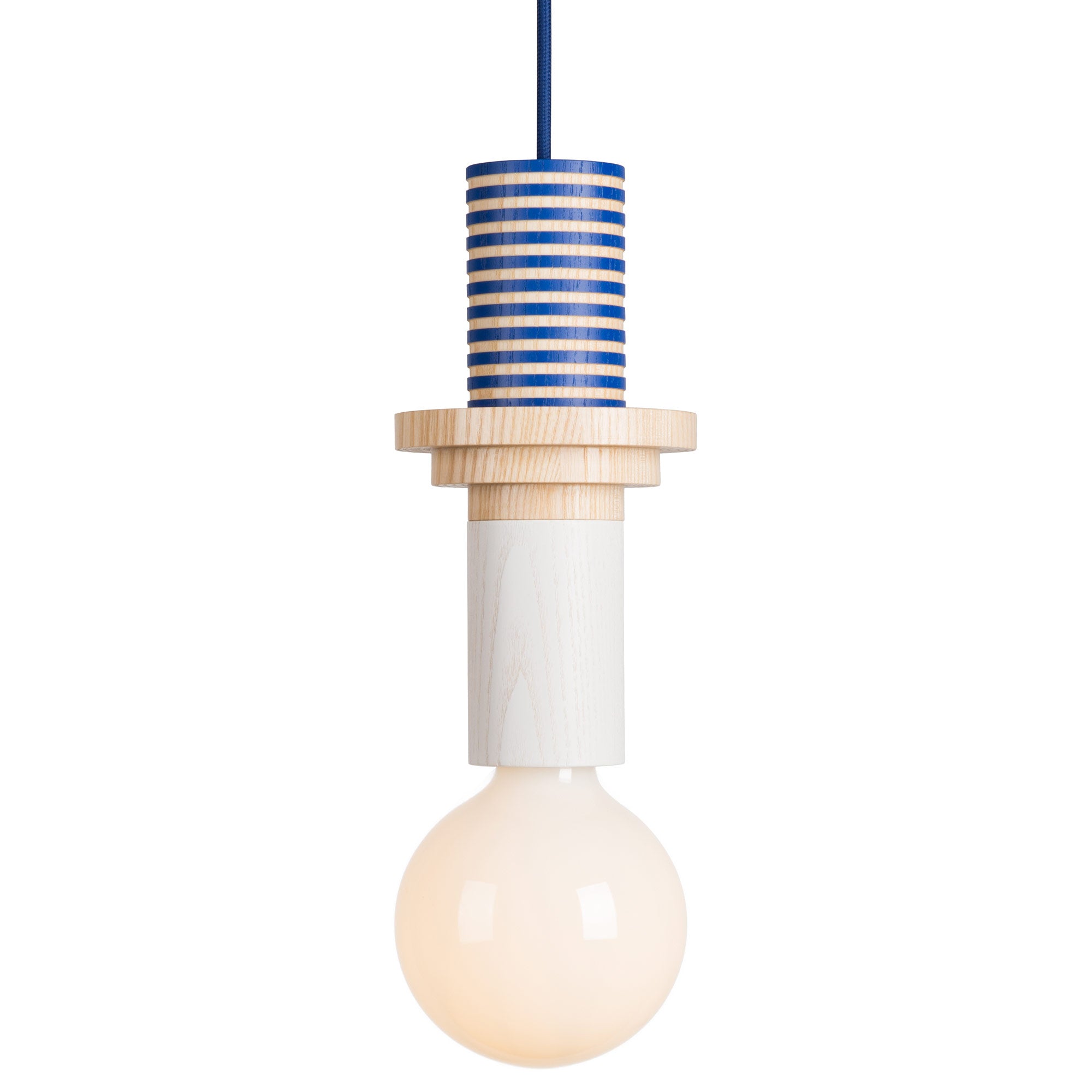 Design Colored Wood Blocks Pendant Light