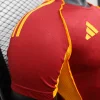 25/26 Player Version Roma Red Soccer Jersey
