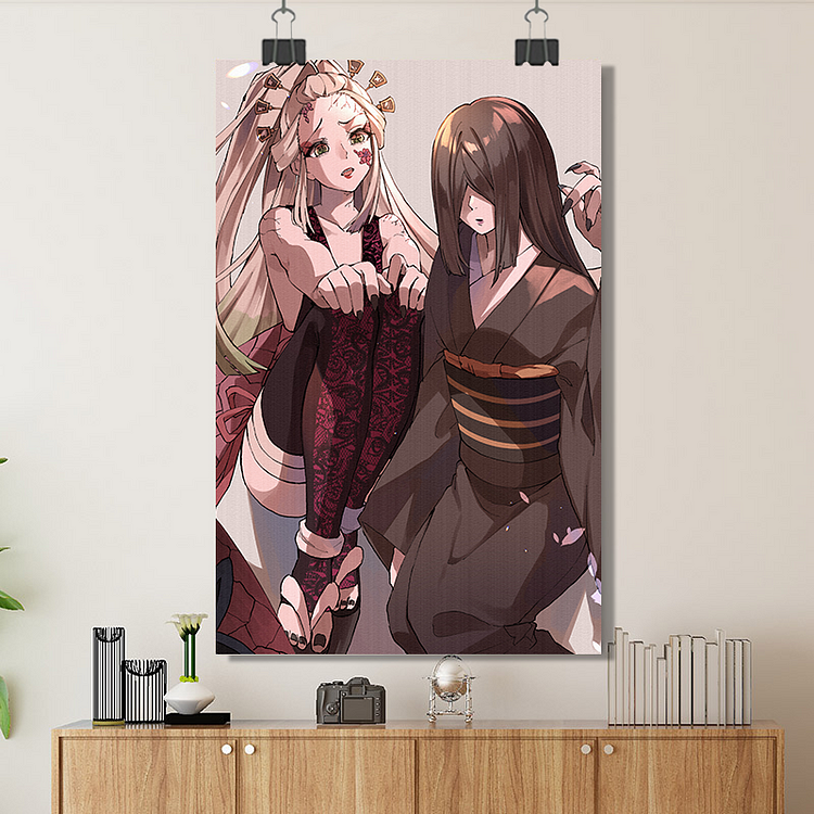 Demon Slayer-Daki,Nakime/Custom Poster/Canvas/Scroll Painting/Magnetic Painting