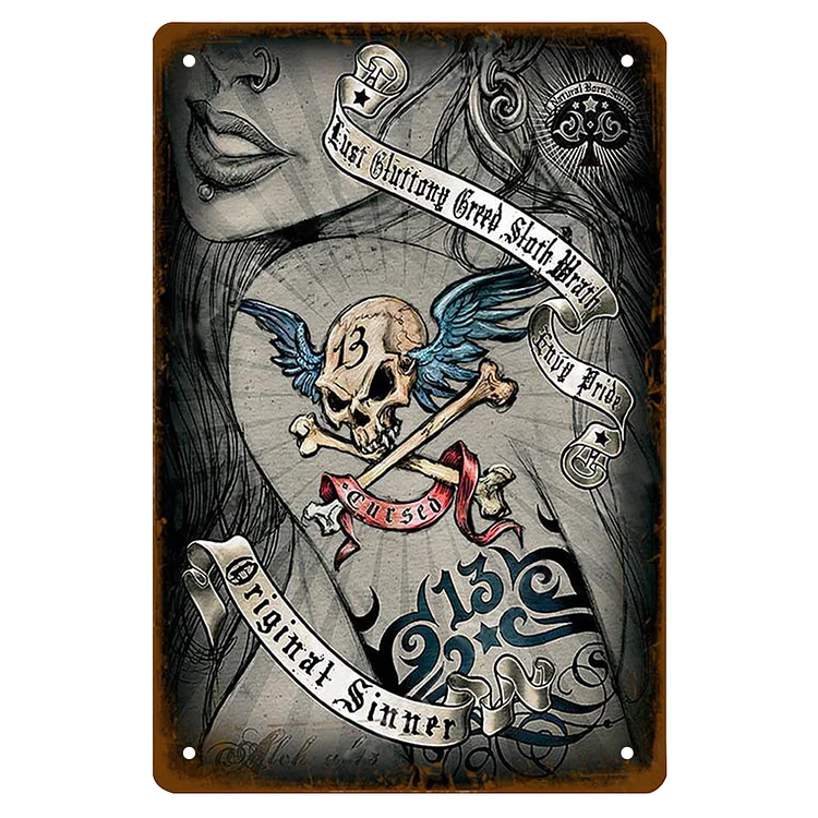 Festival Tattoo Sexy Pin Up Girl Marilyn Monroe - Vintage Tin Signs/Wooden Signs 8*12Inch/12*16Inch