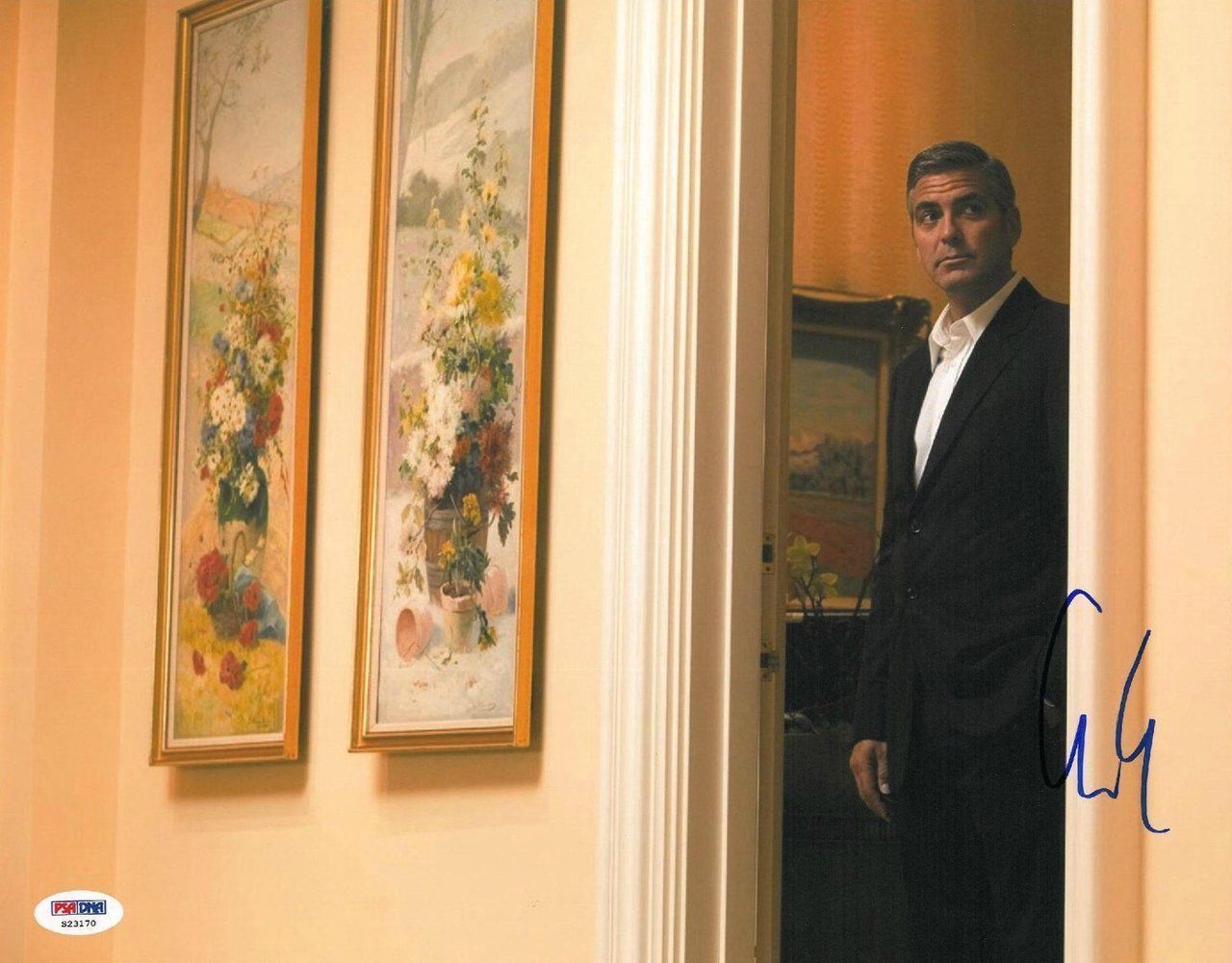 George Clooney Signed Authentic Autographed 11x14 Photo Poster painting (PSA/DNA) #S23170