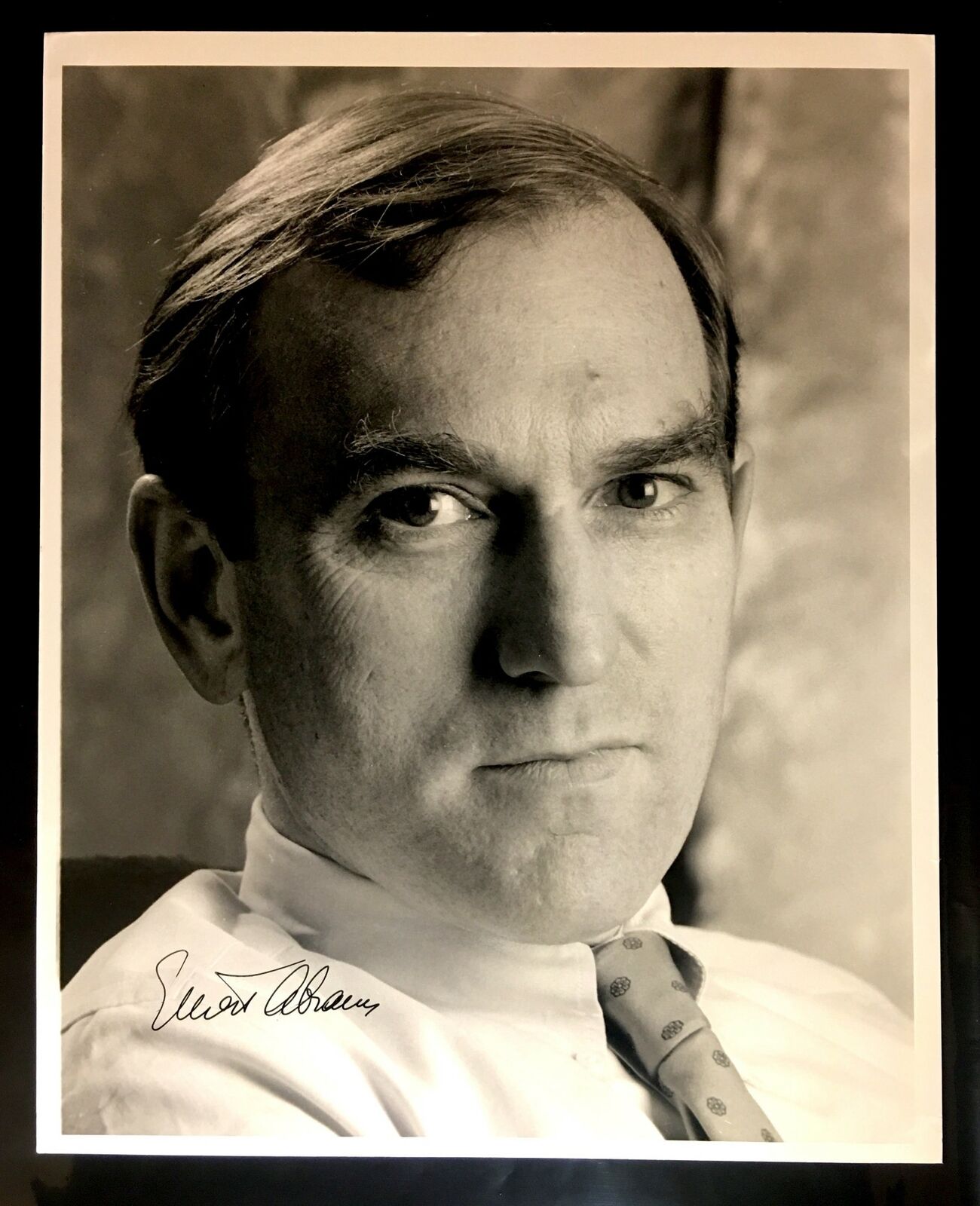 Elliott Abrams Signed 8x10 Photo Poster painting Secretary of State Foreign Policy Autograph