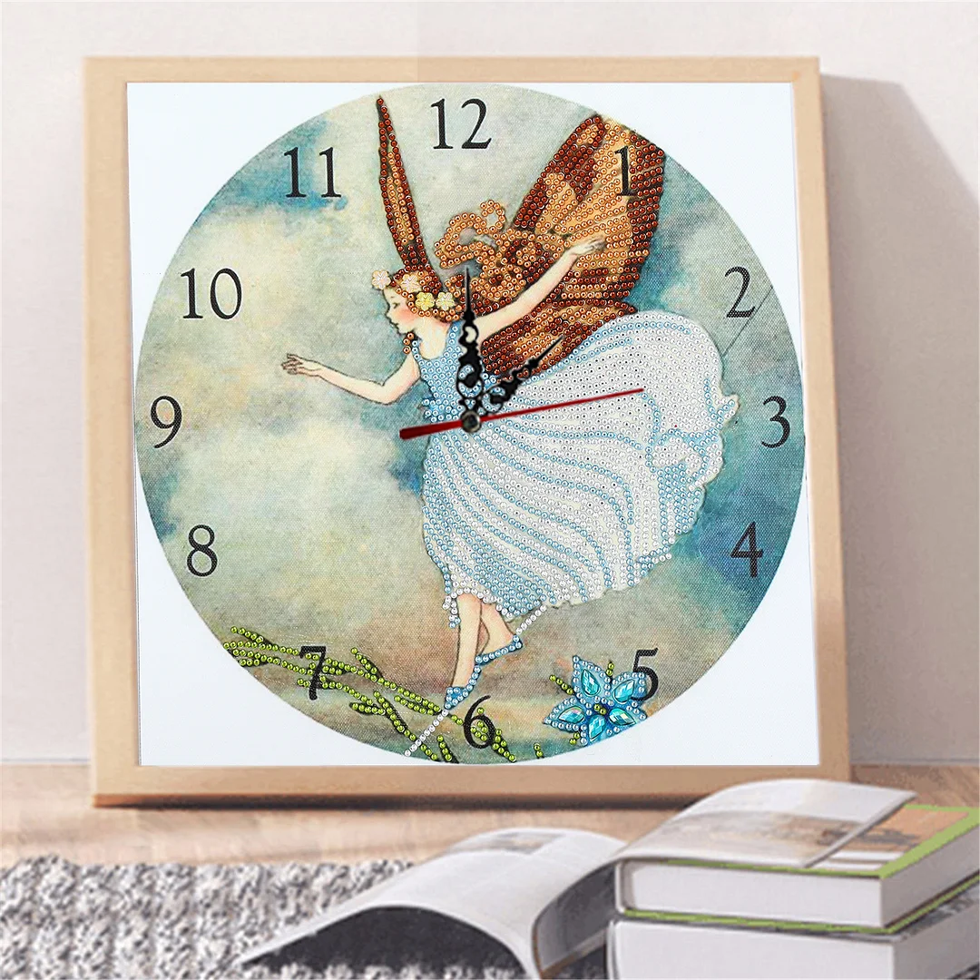 Crystal Rhinestone Diamond Painting Clock (35*35cm)