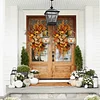 🎃Fall Halloween 49% OFF🔥Scarecrow Fall Wreath for Front Door-mysite-Adracos