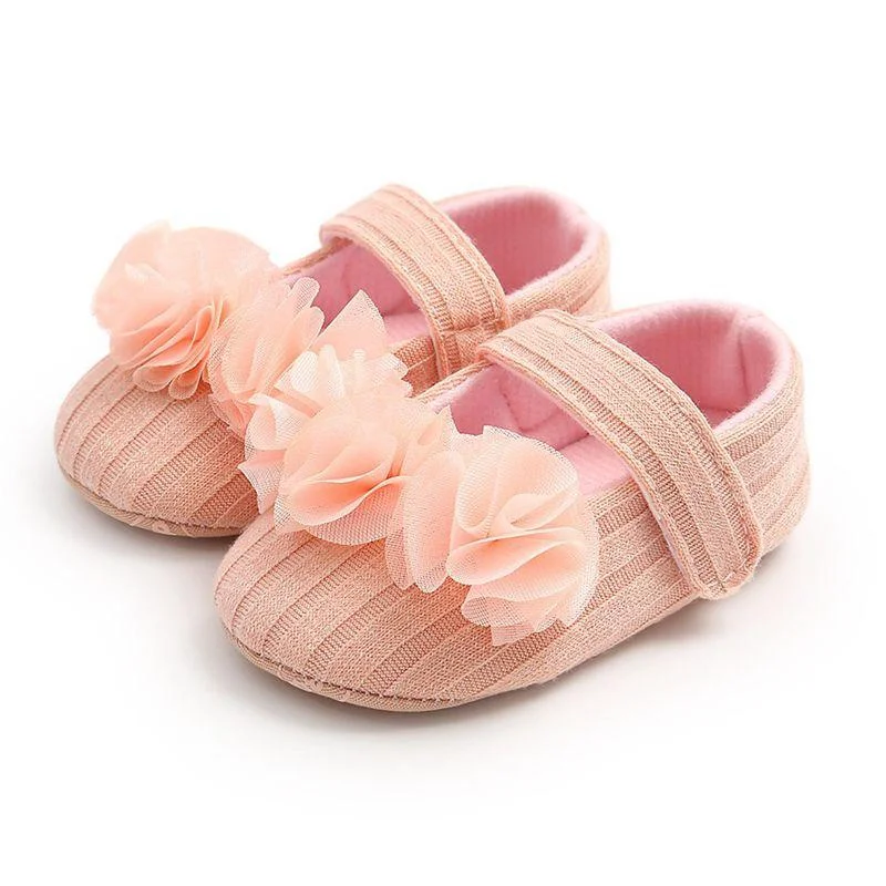 Baby Girls Cotton Shoes Retro Spring Autumn Toddlers Prewalkers Cotton Shoes Infant Soft Bottom First Walkers 0-18M