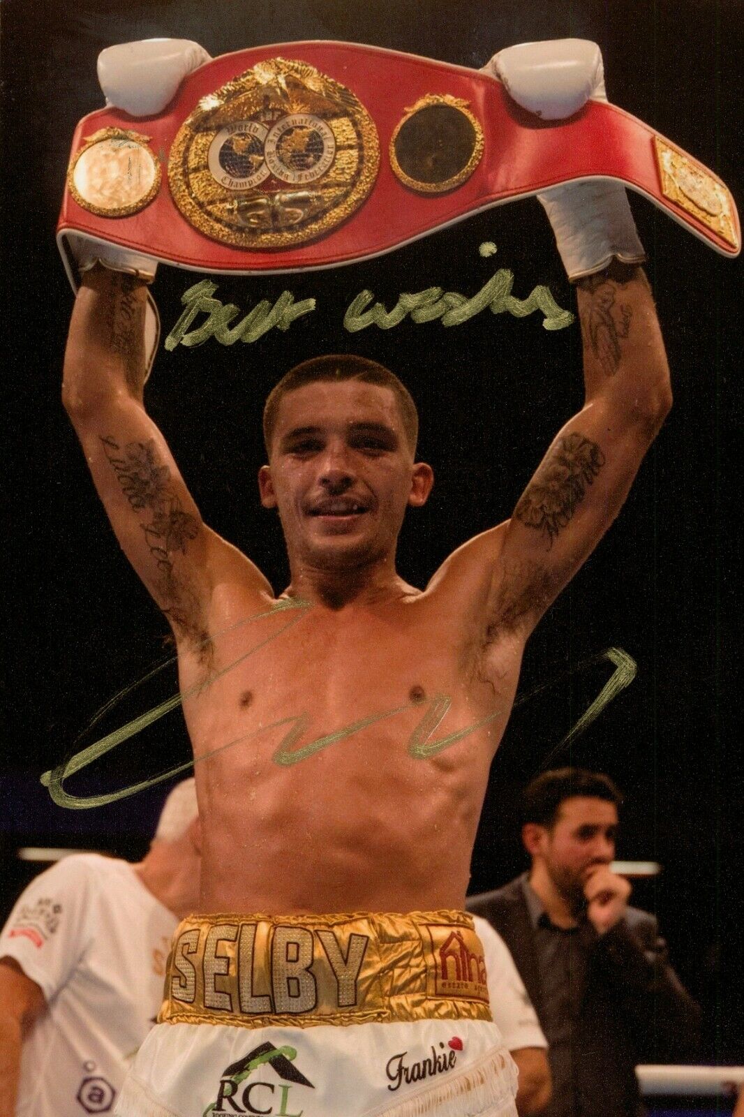 Lee Selby Signed 6x4 Photo Poster painting Boxing IBF Featherweight Champion Autograph + COA