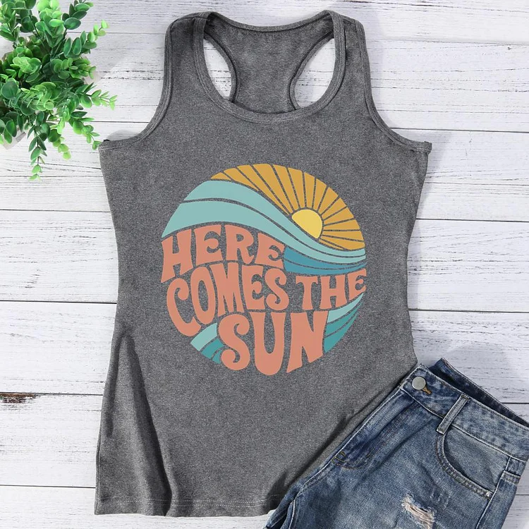here comes the sun Summer Vest Top