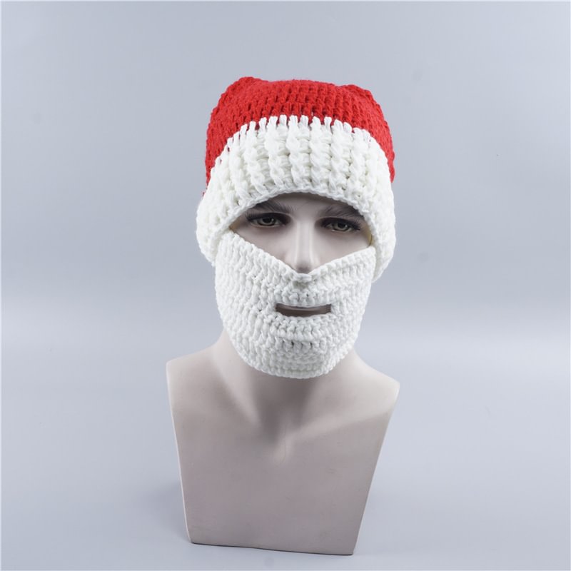 Fashionable Santa Claus Comfortable Warm Knitted Hat - Livereid