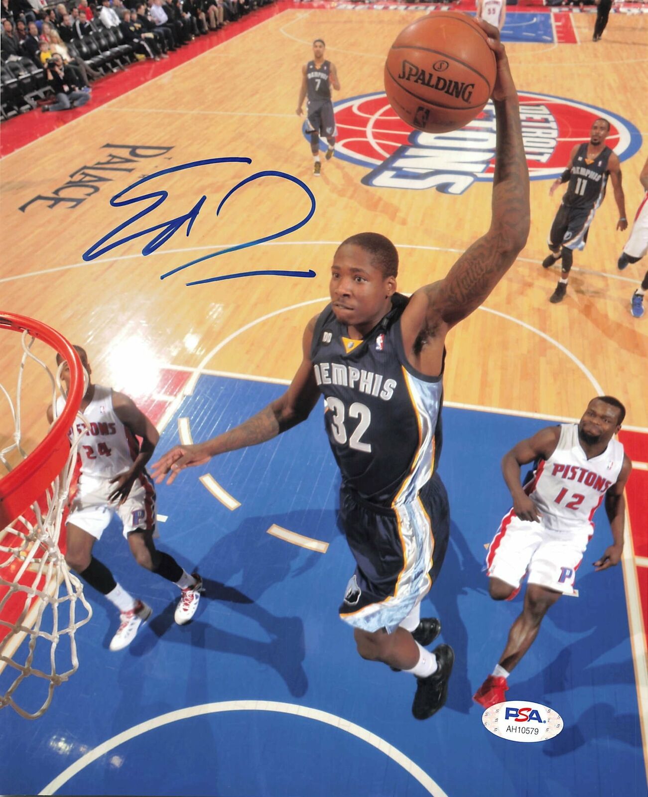 Ed Davis signed 8x10 Photo Poster painting PSA/DNA Memphis Grizzlies Autographed