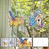 2Pcs Blumen und Vögel - 5d DIY Handwerk Anhänger