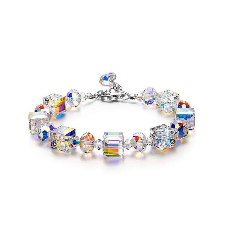 Crystal Northern Lights Bracelet with Swarovski Crystals