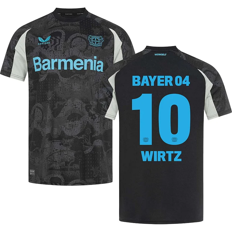 Bayer 04 Leverkusen WIRTZ 10 Third Jersey 24-25 - KICKOFFSHOPPER