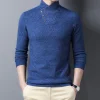 Men's High Neck Button Cardigan Casual Sweater