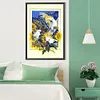 uk.everydayedeals (Limited Stock)Diamond Painting - Full Round - Framed Sunflower Parrot(40*60cm)
