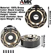 AMK Brass Internal Wheel Counter Weight Knuckle Counterweight 107g/pcs for 1/10 RC Crawler TRX-6 TRX-4 Bronco Defender Upgrade