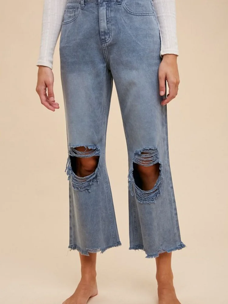 Womens Casual High Waisted Mom Jeans Chic Retro Straight Leg Classic Five Pocket Denim Pants Light Blue Washed Distressed Vintage Style Perfect For Daily Wear Spring Summer Fall Streetwear Fashion