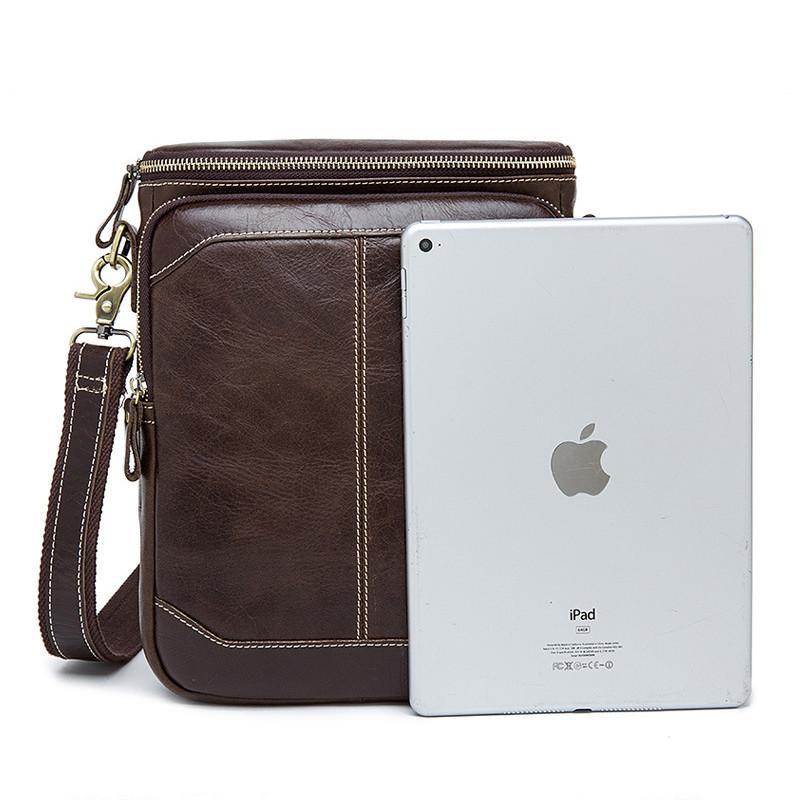 Classic Leather Casual Crossbody Bags Travel Shoulder Packs