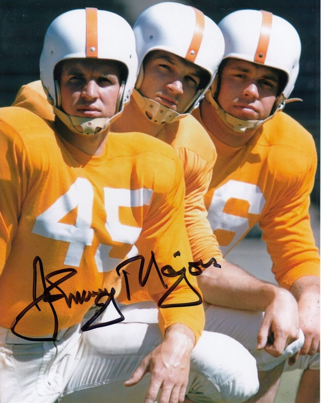 Johnny Majors #1 8x10 Signed w/ COA Tennessee Volunteers 031019