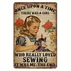 Litter Girl - Vintage Metal Signs(12*16Inch)
