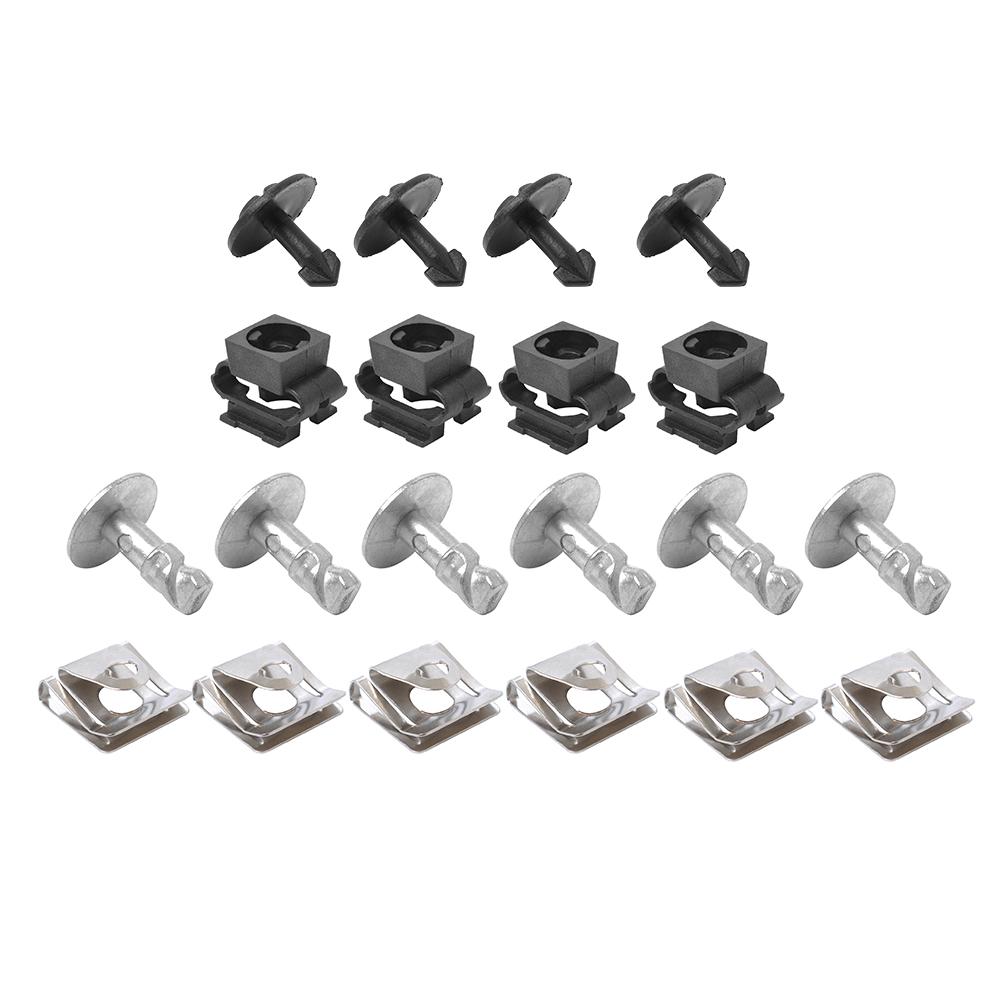 

Undertray Guard Engine Cover Fixing Fitting Clips+ Screw Kit for Audi A4 A6, 501 Original