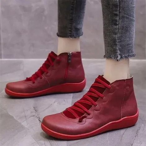 Comfortable leather arch support boots &ndash; Last Day Promotion 50% OFF