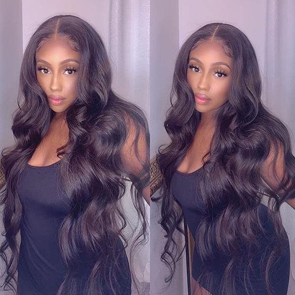 T Part Wig Body Wave Lace Wigs HD Transparent Human Hair Wigs US Mall Lifes