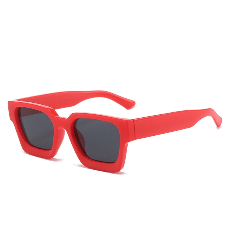 Minimalist Solid Color Pc Square Full Frame Women’s Sunglasses
