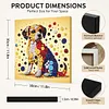 DIY Pre-Framed Dog Button Art Canvas Kit