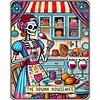 Tragen eines Rockskeletts Komplett-DIY-5D-Runden-Drill Edelsteinkunst-Diamant-Mal-Kits f&uuml;r Erwachsene/Anf&auml;nger Geschenkidee Wohnheimdekoration Diamant