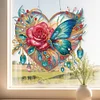 Acrylic Rose Butterfly - 5D DIY Craft Pendant