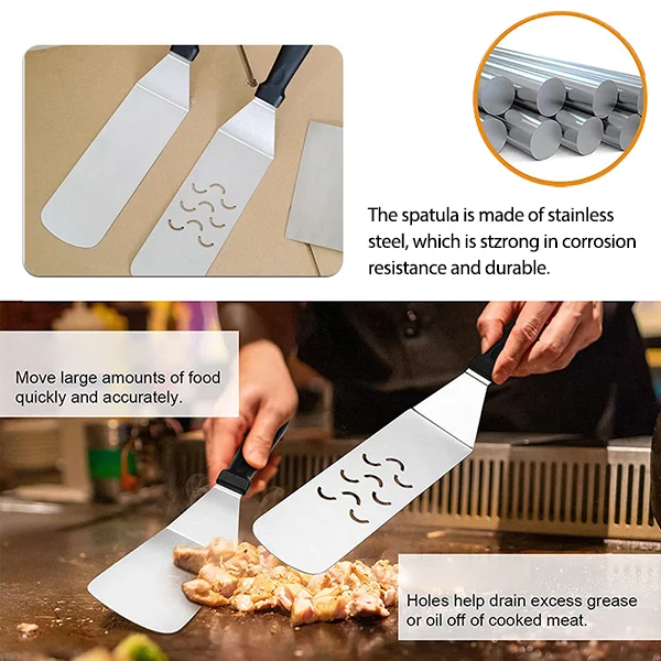 SAKER® BBQ Spatula and Holder Set