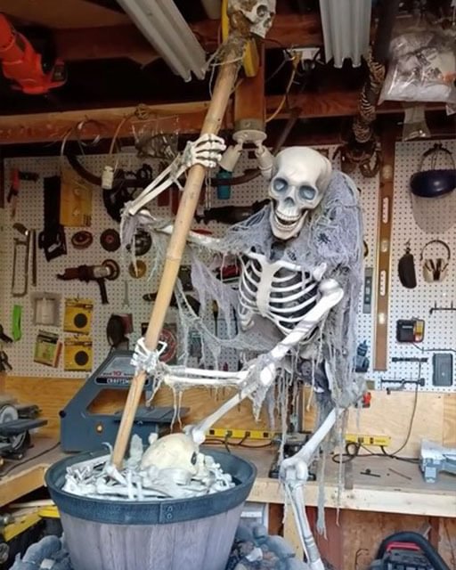 SKELETON MAKING BONE STEW