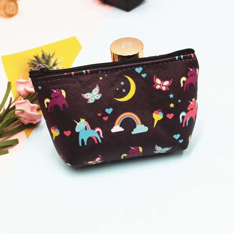 Women’s Pu Leather Zipper Kids Wallets