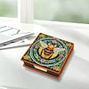 Bee Leather Diamond Painting Memo Pad Holder Mosaic Kit for Adults Beginners