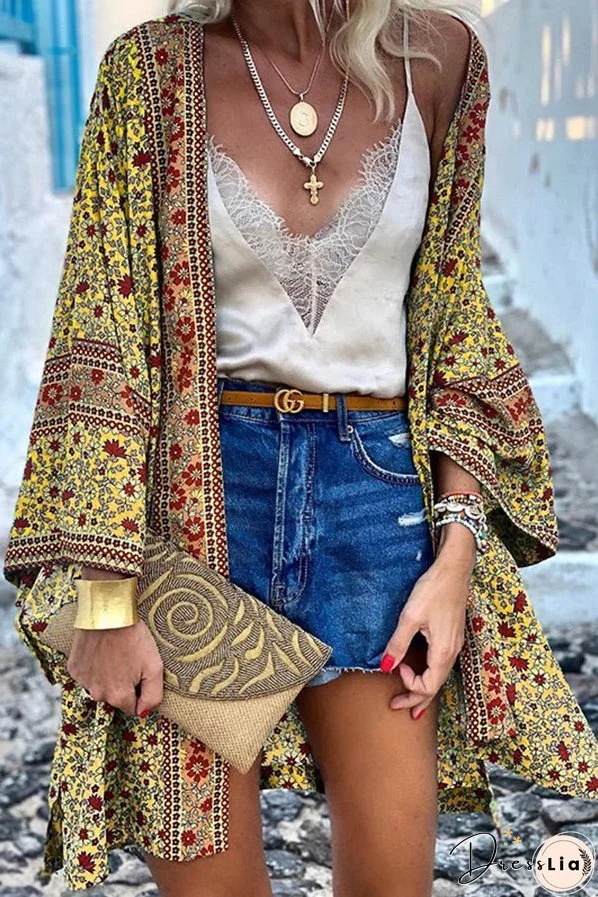 All I Want Floral Kimono Cover-up