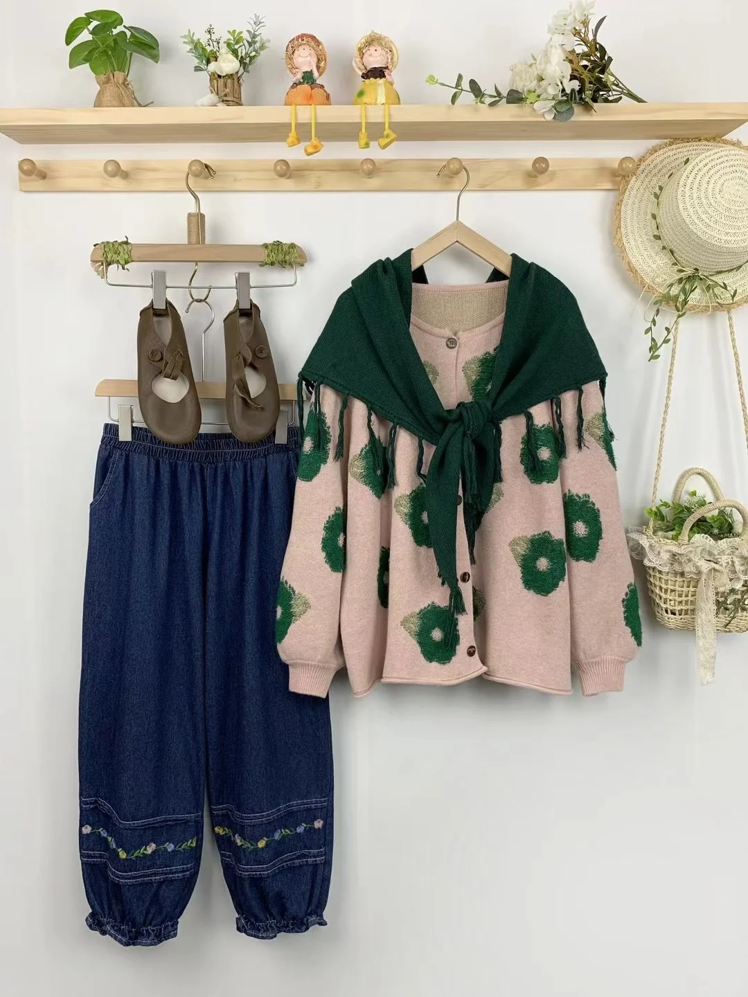 Chicfifth Sweater Women Winter Long Sleeve High Quality Autumn Vintage Top Knitted Cardigan