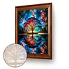 (US Only)Paint By Numbers Kit On Canvas DIY Oil Art Tree Picture Home Wall Decor40x50cm