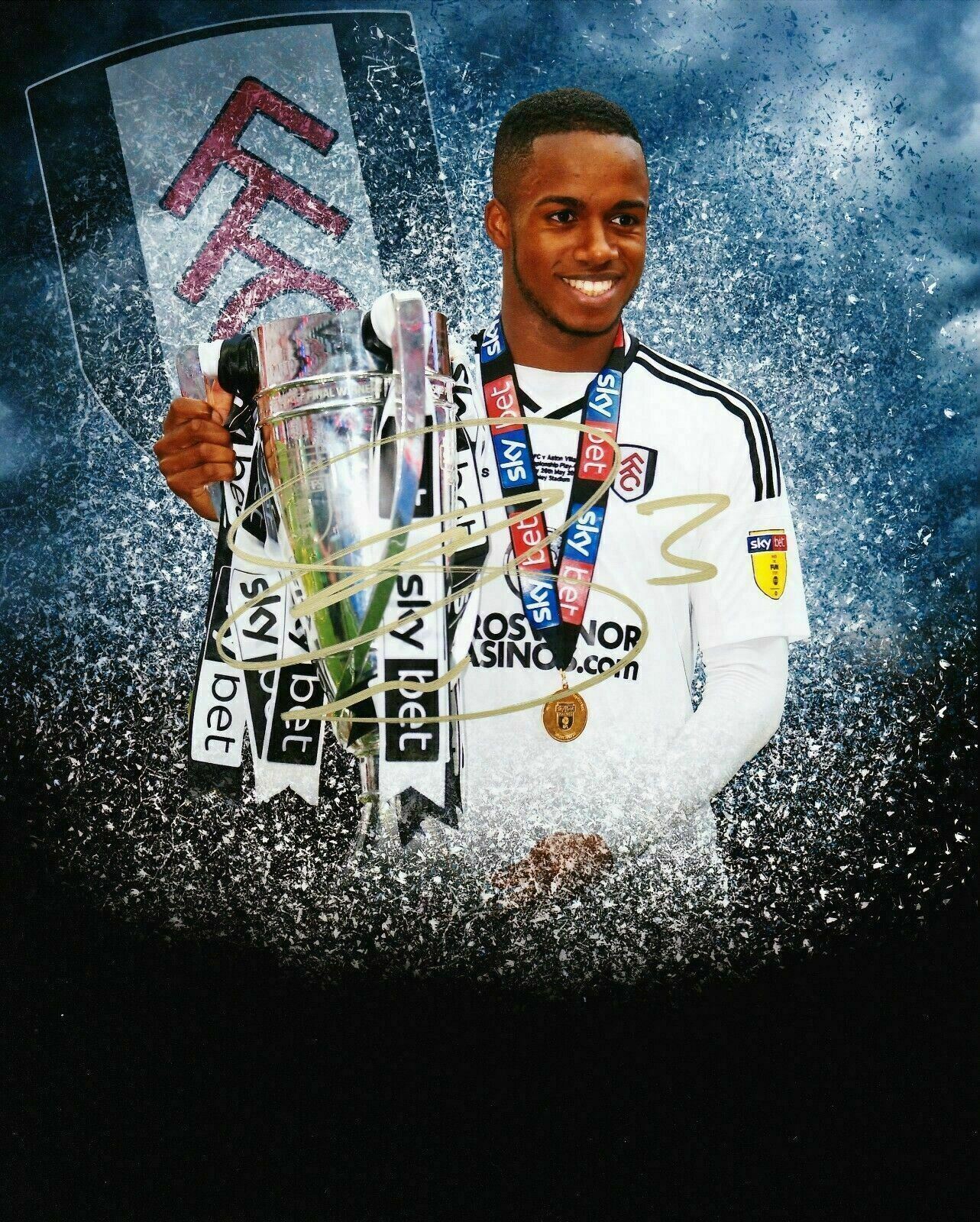 Ryan Sessegnon Signed 10X8 Photo Poster painting Fulham F.C. GENUINE Autograph AFTAL COA (1228)