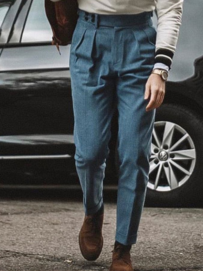 Men's casual Dark Blue Pants