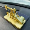 Solar Kowtow Machine Model Car Decoration Pumping Unit Model Ornament