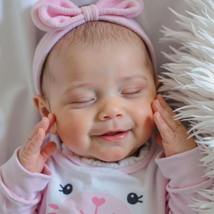 Real Mini Asleep Baby 12'' & 15"  Realistic Reborn Newborn Baby Girl Sweet Truly Theresa Newly Crafted By Dollreborns®