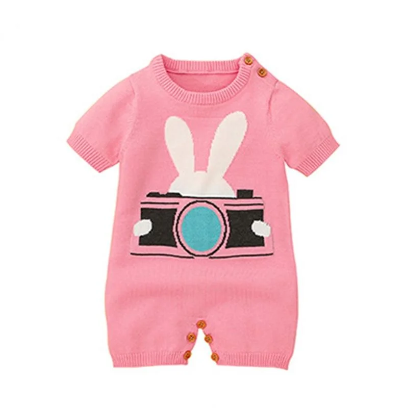 Autumn Winter Infant Baby Romper Newborn Baby Boy Girl Cute Lion Head Braces Clothes Rompers Baby Boys Girls Knitted Rompers