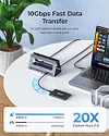 RayCue USB C Docking Station Dual Monitor for MacBook Pro/Air