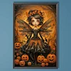 Diamond Painting -DIY Round Drill Halloween Girl(40x60 CM)