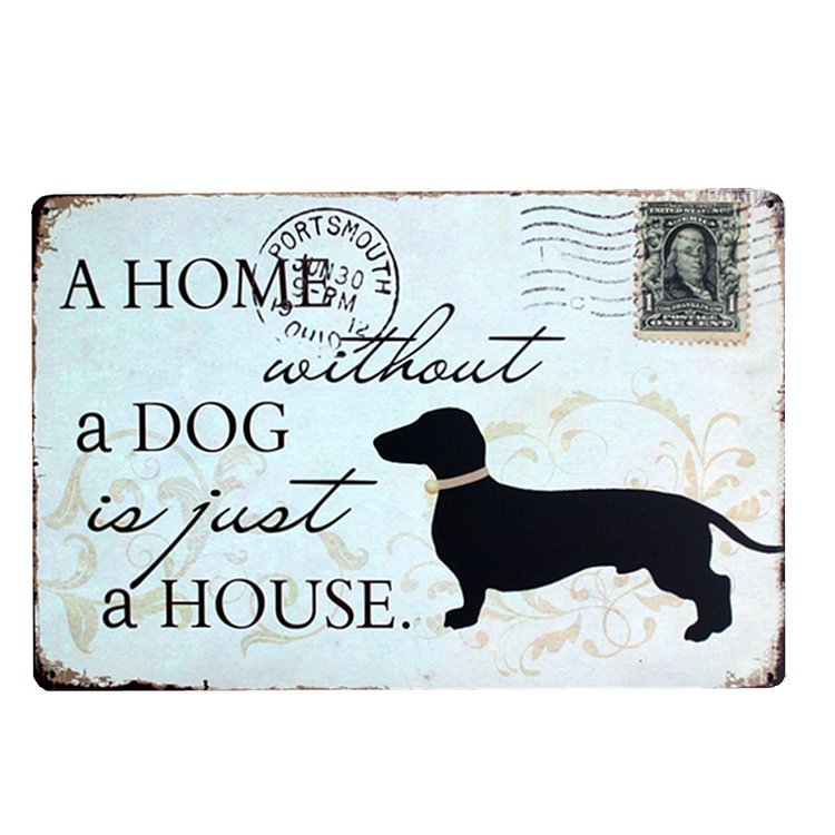 【20*30cm/30*40cm】Beware Of Cat Dog - Vintage Tin Signs/Wooden Signs