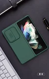 Liquid Silicone Samsung Galaxy Z Fold4 5G Case With Camera Lens Protector