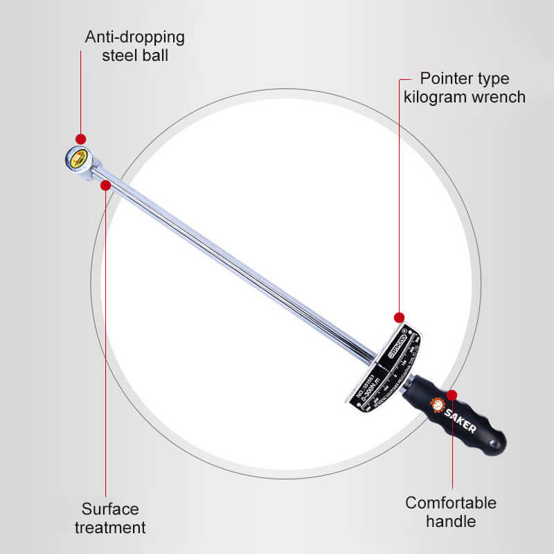 Pointer Type Adjustable Torque Wrench