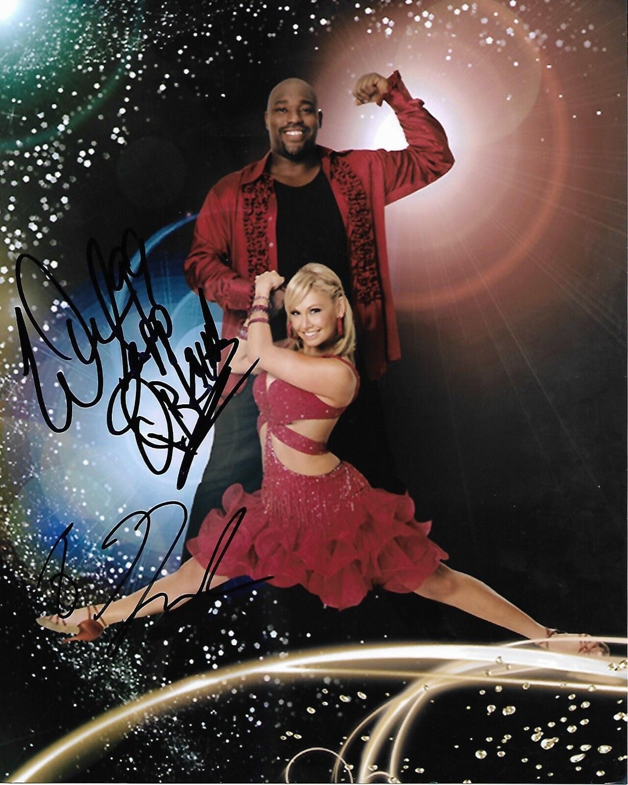 DANCING WITH THE STARS AUTOGRAPHED Photo Poster painting SIGNED 8X10 #3 WARREN SAPP KYM JOHNSON