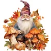 Diamond Painting -5D Full Round Drill Autumn Mushroom Gnome(40x40cm)